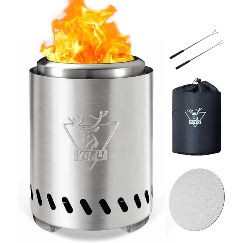 YEFU®︎ Tabletop Fire Pit 9.7 x 7.1 in