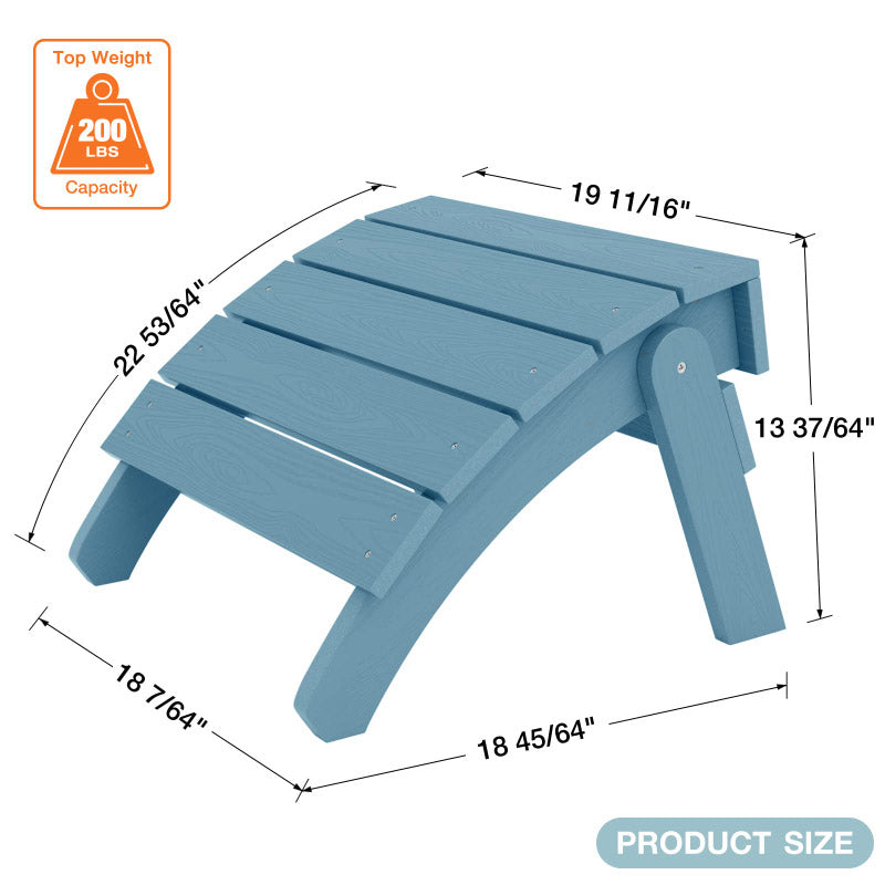 YEFU®︎ Adirondack Ottoman Patio Foot Rest