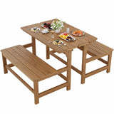 YEFU®︎ Convertible Bench Picnic Table