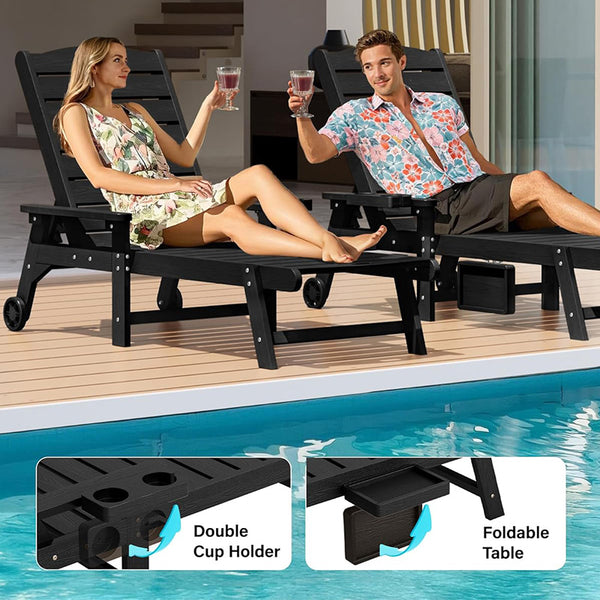 YEFU®︎ Chaise Lounge Chair Outdoor1