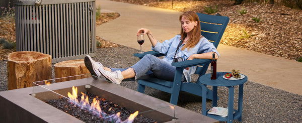 Round Outdoor Side Table