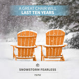 YEFU®︎ Adirondack Chair Patio Chairs Tangerine