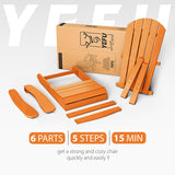 YEFU®︎ Adirondack Chair Patio Chairs Tangerine