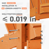 YEFU®︎ Adirondack Chair Patio Chairs Tangerine