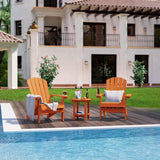YEFU®︎ Adirondack Chair Patio Chairs Tangerine