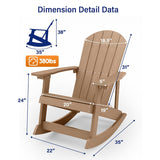 YEFU®︎ Comfortable Lawn and Garden Rocker Chair