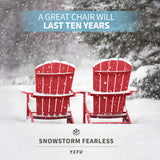 YEFU®︎ Adirondack Chair Patio Chairs Red