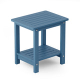 YEFU®︎ Side Tables 16'' double layer Outdoor Table for Patio