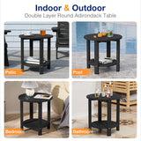 YEFU® Outdoor 2-Tier Patio Table