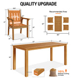 YEFU®︎ Adirondack Chair Plastic Weather Resistant Teak