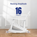 16 degree ARC-YEFU Adirondack Rocking Chair, All-Weather Resistant, 