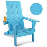 HDPE Adirondack Folding Chair with Cup Holder