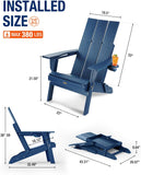 YEFU® Folding Modern Adirondack Chair Plastic