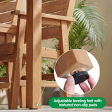 YEFU® HIPS Long Patio Dining Table Set