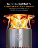 YEFU®︎ Stainless Steel Heat Deflector for Solo Stove