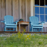 YEFU®︎ Oversized Plastic Adirondack Chair with Cup Holder