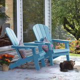 YEFU®︎ Oversized Plastic Adirondack Chair with Cup Holder