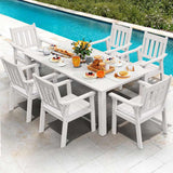YEFU Outdoor Table and Chairs 7 Piece