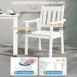 Every curve of patio dining chairs- from the angel of backrest that supports your spine to the arched armrests that support natural posture - is meticulously designed to harmonize with the body’s contours
