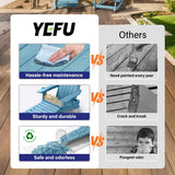 YEFU®︎ Adirondack Rocking Chair with Ottoman