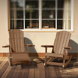 YEFU®︎ 5-Position Adirondack Rocker with Ottoman