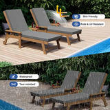 YEFU®︎ Chaise Lounge Cushions Outdoor