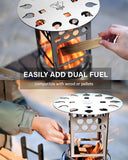 YEFU®︎ Fire Pit Heat Deflector for Solo Mesa Stove