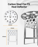 YEFU®︎ Fire Pit Heat Deflector for Solo Mesa Stove