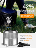 YEFU®︎ Folding Portable Smokeless Fire Pit