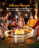 YEFU®︎ Smokeless Firepit 304 Stainless Steel Material