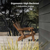 Adjustable Adirondack Chair
Customize your comfort and support with a 3-position backrest designed for long hours of sitting.