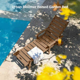 Our outdoor lounge chair has the swivel cup holder, so you can keep your favourite drinks like wine and juice within reach and spill-free , allowing you to relax to the fullest when you clink glasses with friends, and chat with your wife.
