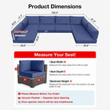 YEFU®︎ Outdoor Cushions for Patio Furniture