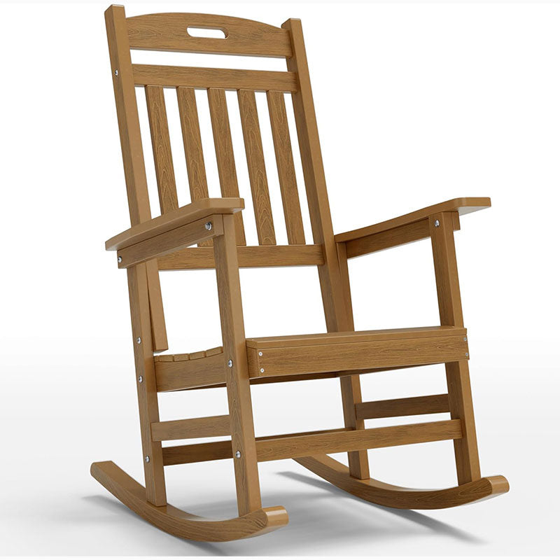 Imitation Teak YEFU Porch Rocking Chairs