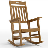 Imitation Teak YEFU Porch Rocking Chairs
