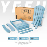 YEFU®︎ Adirondack Chair Packaging – Secure Box for Easy Assembly and Delivery