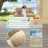 YEFU®︎ Outdoor Porch Swing Cushions with Backrest