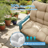 YEFU®︎ Outdoor Porch Swing Cushions with Backrest