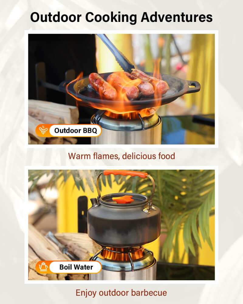 YEFU®︎ Smokeless Tabletop Fire Pit