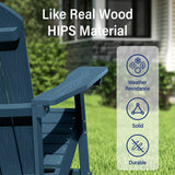 YEFU®︎ Weather Resistant Adirondack Rocker Chair