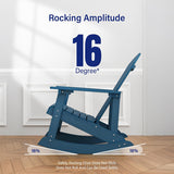 YEFU®︎ Weather Resistant Adirondack Rocker Chair