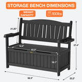 YEFU®︎ Outdoor Bench for Garden Patio