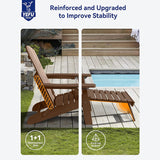 YEFU®︎ Lawn Chair with Adjustable Comfort