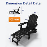 YEFU®︎ Adjustable Adirondack Chair