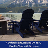 YEFU®︎ Folding Patio Chair with Cup Holders