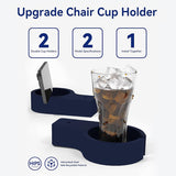 YEFU®︎ Folding Patio Chair with Cup Holders