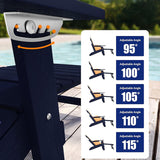 YEFU®︎ Folding Patio Chair with Cup Holders