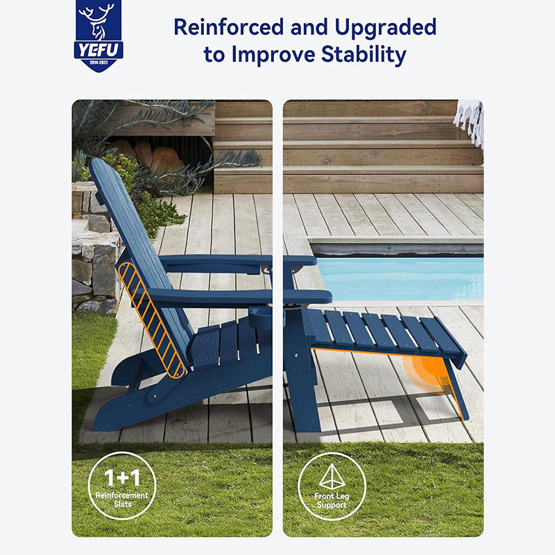 YEFU®︎ Outdoor Chair with Footrest