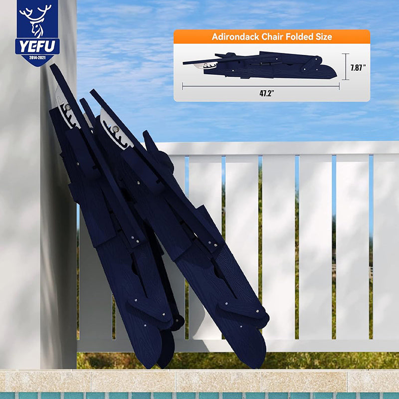YEFU®︎ Folding Patio Chair with Cup Holders