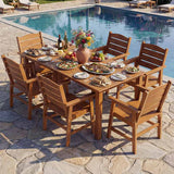 YEFU® Modern Square Patio Table and Chairs Set